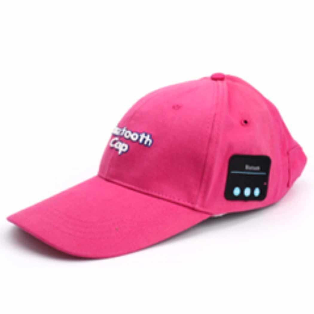 Unisex Bluetooth Headset Call Music Stereo Baseball Cap 10 m Data lijn + handleiding BT-01 3-6 H Oortelefoon 4.1 Hoed 2 H: RR