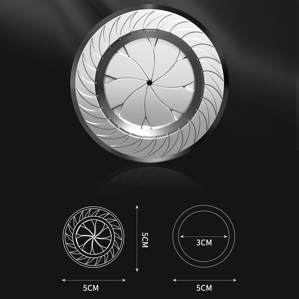 Zinc Alloy Car Engine Start Stop Button Cover Auto Ignition Switch Rotatable Protection Cap Interior Decor Sticker