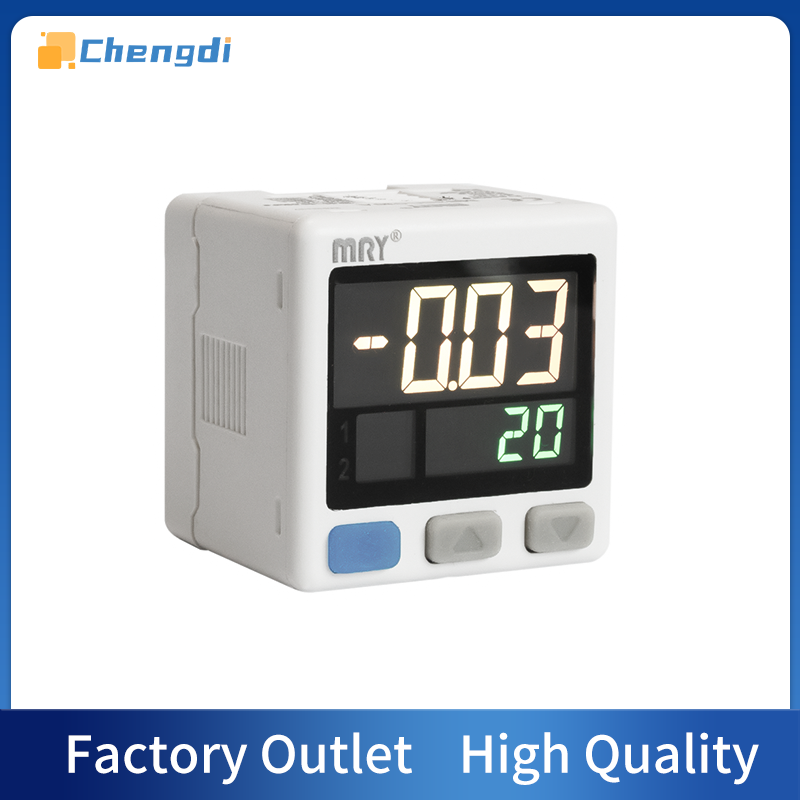 MS32 Digital Pressure Switch RS485 High Precision Pressure Gauge PLC Control RS485 Modbus Communication Pressure Transmitter