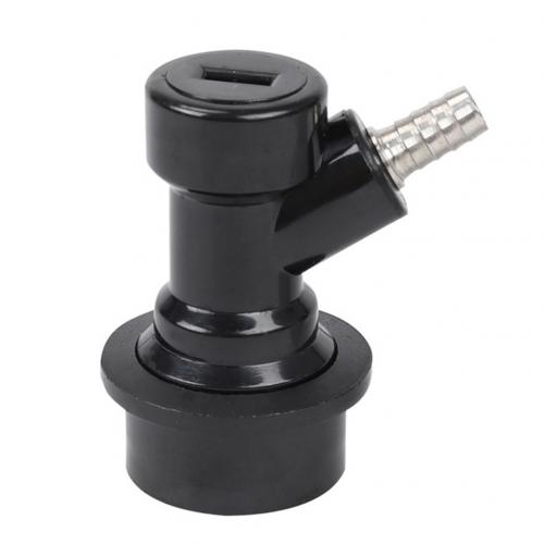 Homebrew Beer Keg Connector Dispenser Ball Lock Keg Disconnect Liquid / Gas Connectors for Ball Lock Keg: Black Swivel Mouth