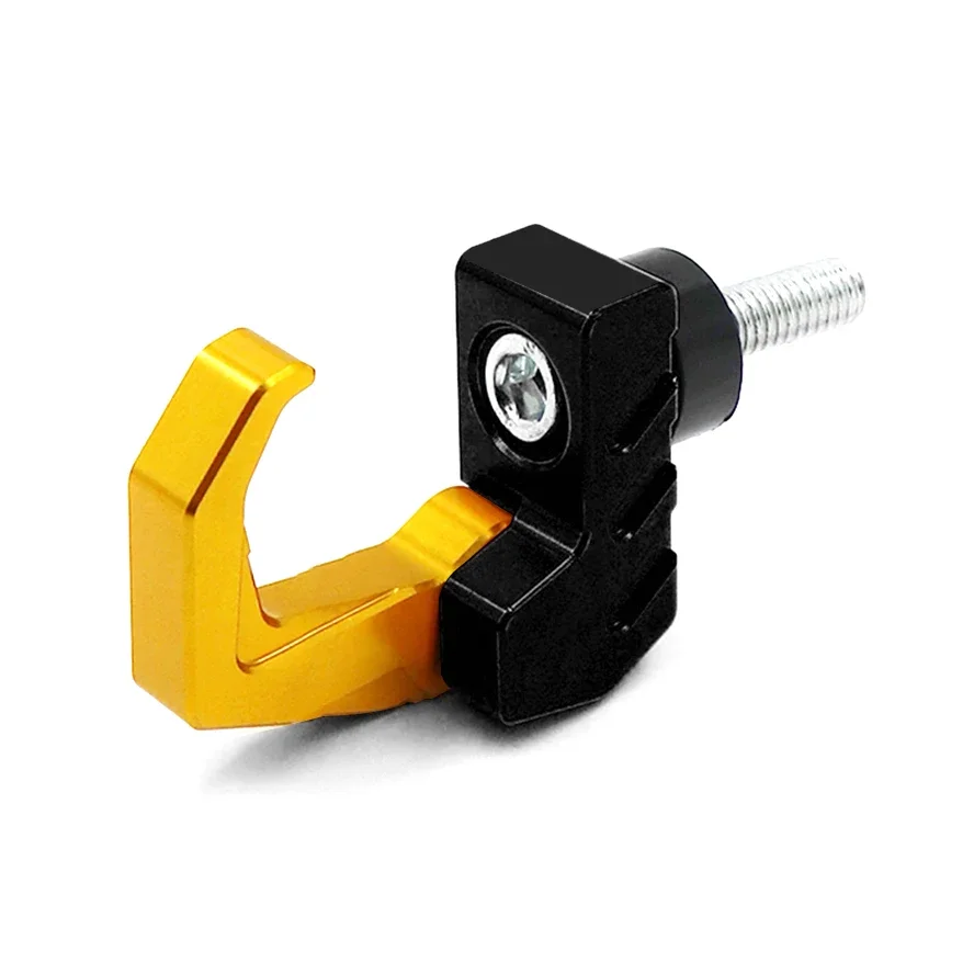 Motorhelm Houder Cnc Aluminium Bagagetas Haak Houder Hanger Haken Motor Scooter Helm Tassen Gadget Handschoen Haken: Oranje