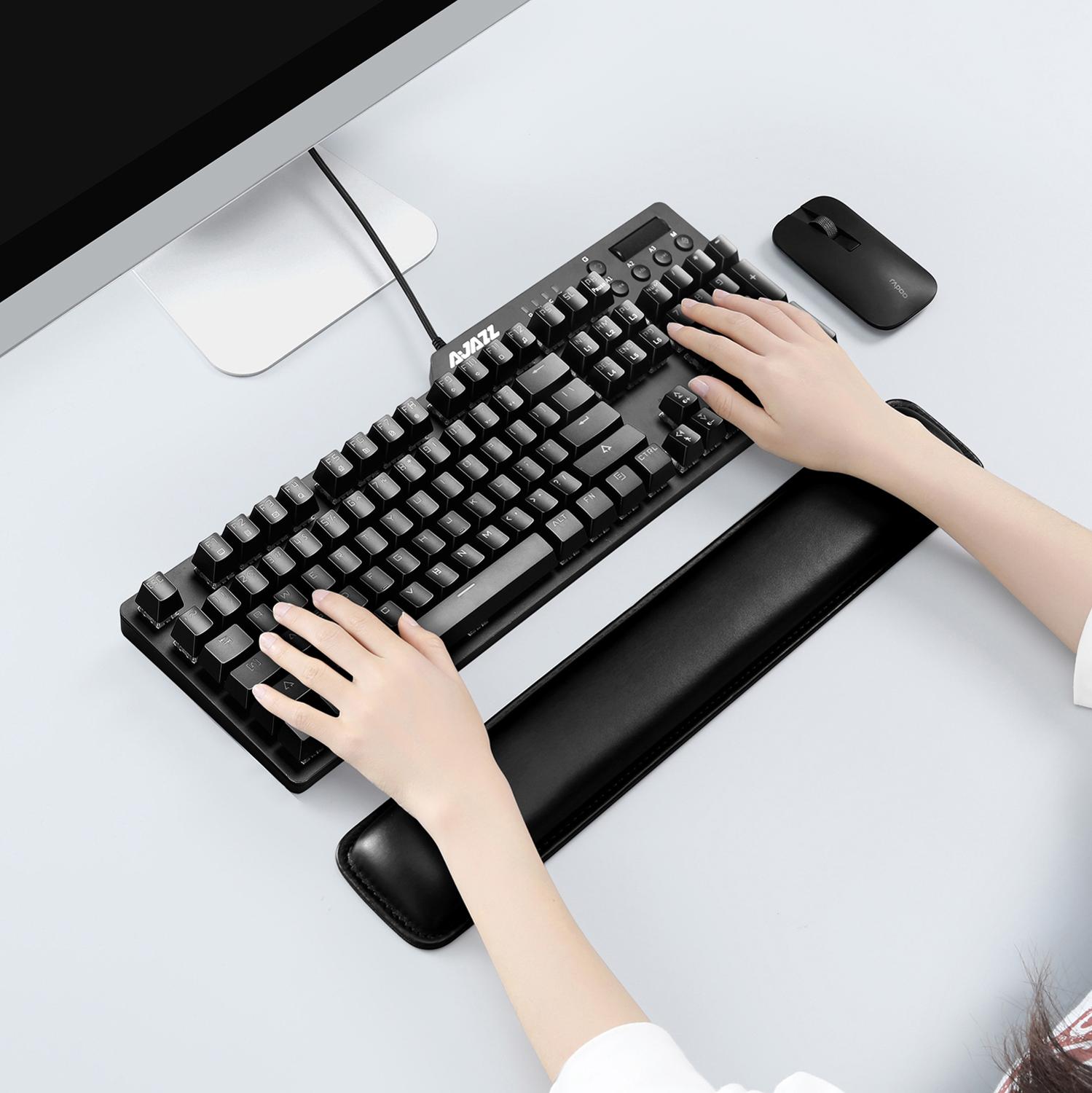 BUBM Wrist Rest Mouse Pad,Wrist Rest Pad Ergonomic Mousepad for Cushion for Office Work and PC gaming,Wrist Pain Relief