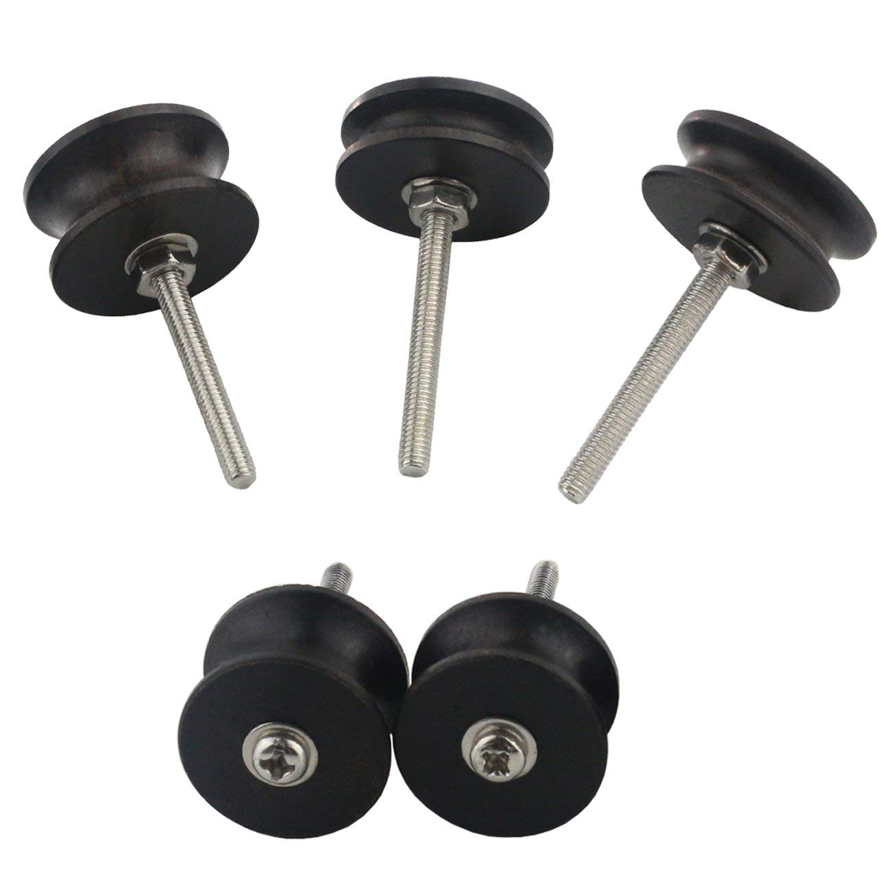 For Dremel Rotary Tools 7Style Ebony Leather Burnisher Electric Polished Head Leather Tools Leather Slicker Tool Drill Sets