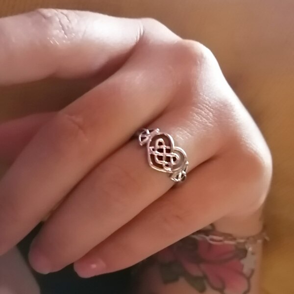 Anéis vazados clássicos cor ouro branco para casamento mulheres festa presente joia estilosa kar397