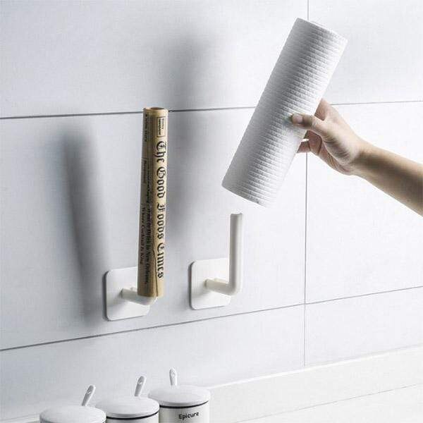 Ménage lourd auto-adhésif crochet cuisine Garage mural vêtements serviette Robe chapeau cintres crochets pour maison salle de bain cuisine