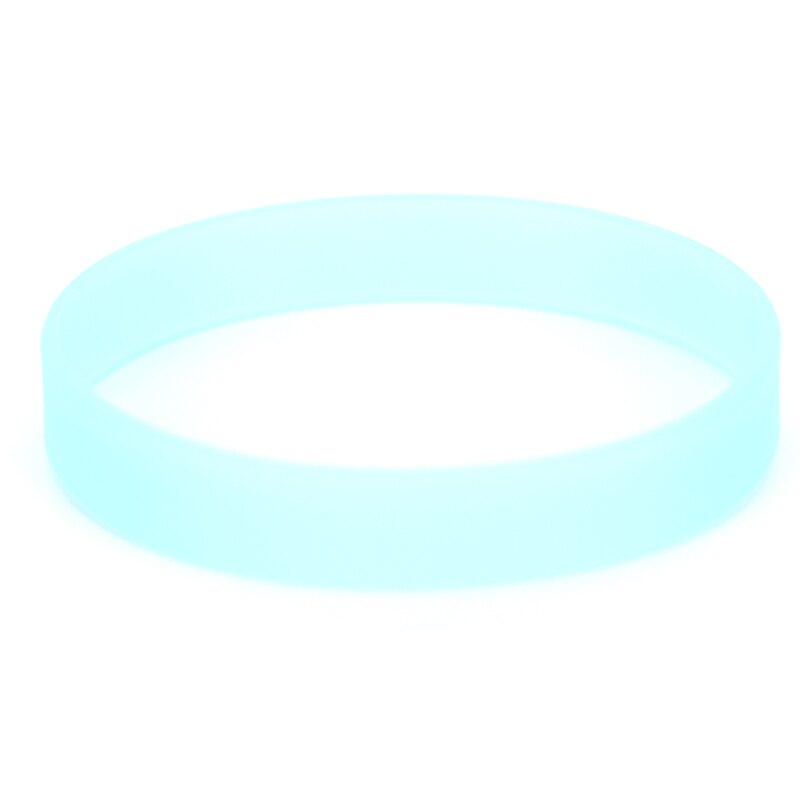 Farverige lysende silikone sportsarmbånd & armbånd kvinder fluorescerende gummi fitness armbånd armbånd glød i mørke: Gn