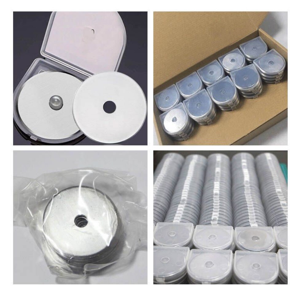 Rotary Cutter Leather craft 45mm Leather Cutting Tool Leather Craft Fabric Circular Blade Knife DIY Patchwork Sewing Quilting