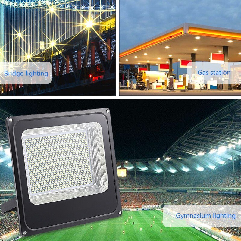220v led projektlys lampe 50w 100w 500w høj pf vandtæt  ip65 ip65 udendørs projektør søgelys reklame projektør lys