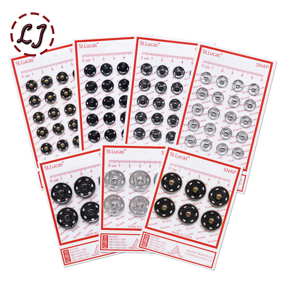 St Lucas – bouton-pression en laiton et métal, bricolage de vêtements de poupée, boucle à pression Invisible en métal, vêtements de poupée, vêtements de couture, accessoires pour la maison,
