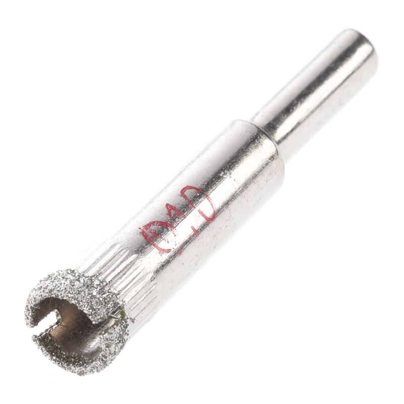 4 Stuks 10Mm Dia Diamant Boor Marmeren Tegel Glas Hole Saw Met 20Cm Schuine Schuine Tip metalen Gebogen Tweezer