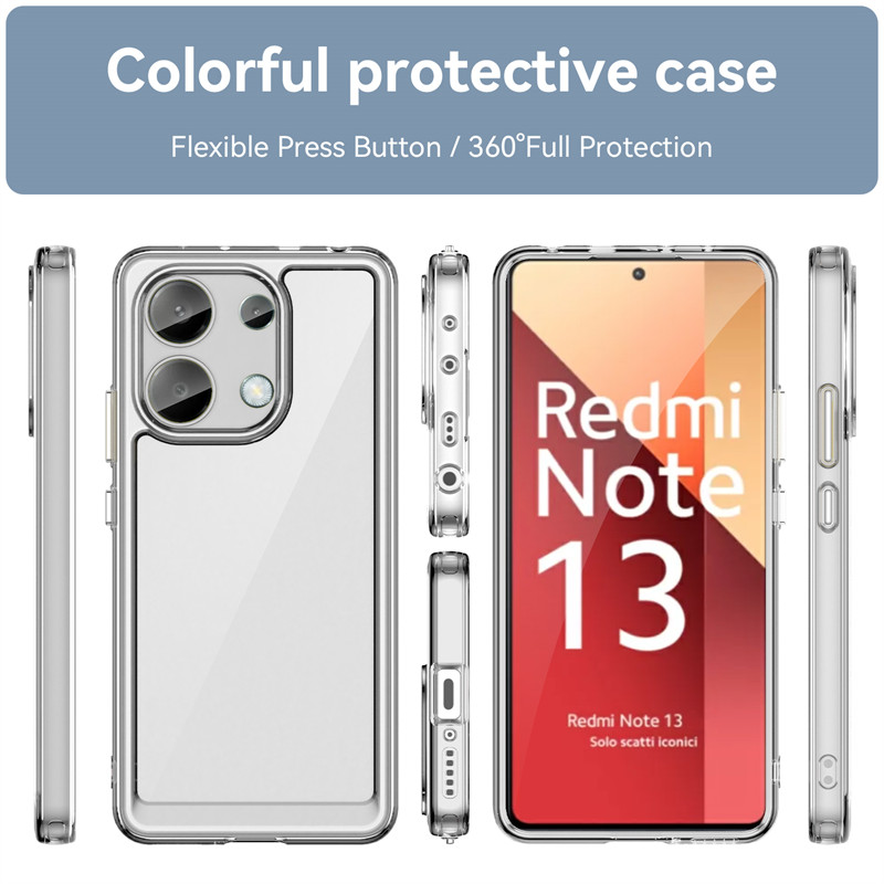 Custodia Per Xiaomi Redmi Note 12 4G Con Supporto E Piastra Magnetica – Paraurti PC+TPU Nero