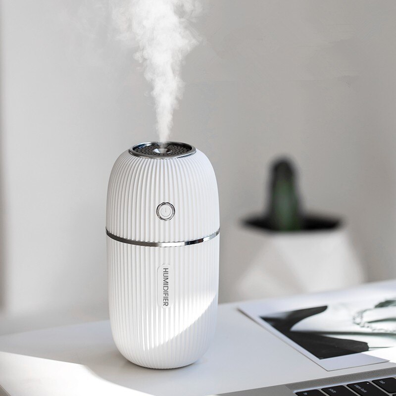 Mini humidificateur d'air pour voiture, diffuseur de brouillard USB pour maison, voitures, bureau, chambre à coucher avec lumières Led