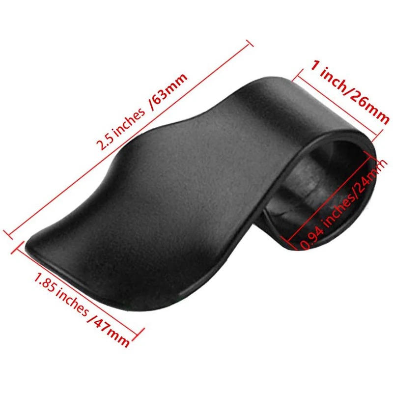 Manopole universali per acceleratore per moto in fibra di carbonio Cruise Control Manubrio Clip per assistente Poggiapolsi Accessori per moto