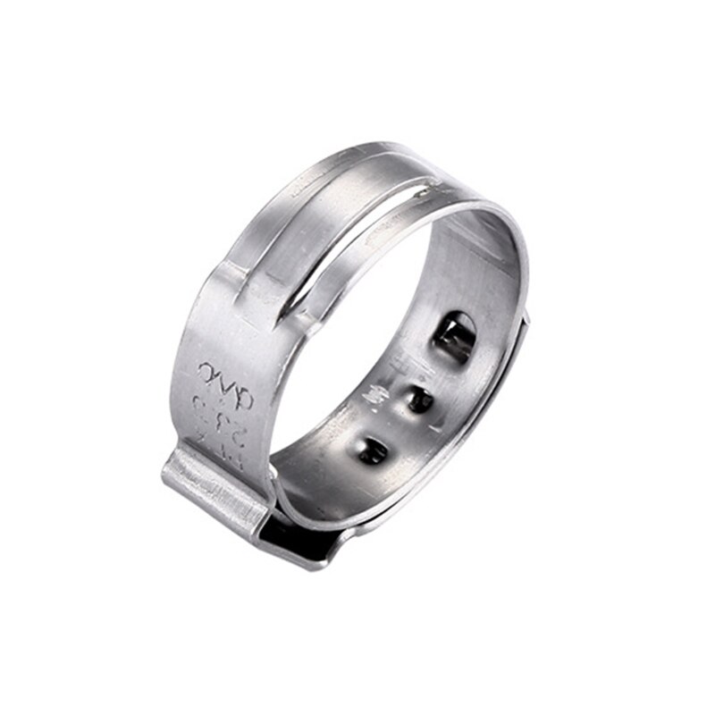 80/45 PCS stainless steel single ear hoop hoop clamp car pipe clamp fixing tool