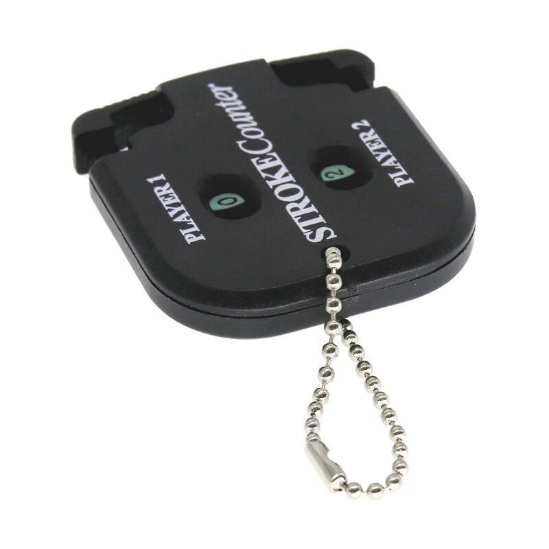2 stuks mini scoreteller golf slag shot putt teller nummer met sleutelhanger ( (2 stuks)