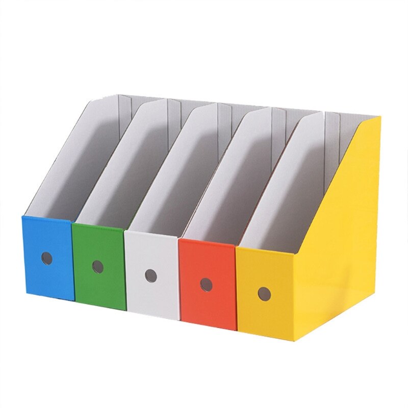 5pcs Paper Cardboard File Magazine Holder Colorful... – Vicedeal