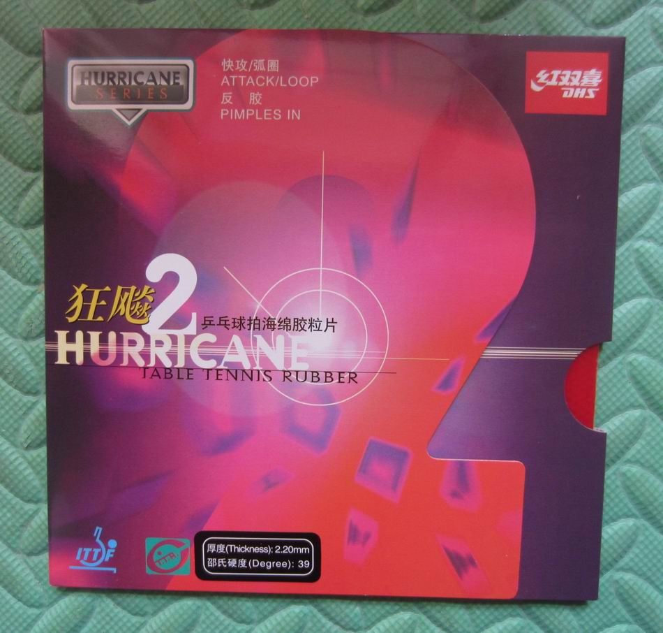 Originele dhs hurricane 2 tafeltennis rubber dhs tafeltennis racket sport wang liqin en yan sen