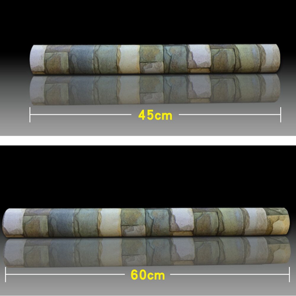 3D Stone Wallpaper Brick Sticker Peel and Stick Wall Decals Decoration for Home (SA-1024)