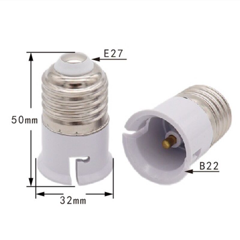 Converteren E27 Om B22 Adapter Materiaal Vuurvast Materiaal Socket Adapter Van E27 Naar B22