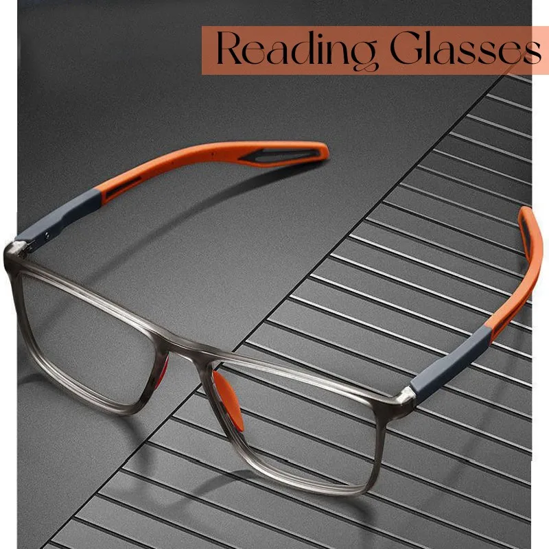 TR90 Sport Lesebrille Ultraleicht Anti-blau Licht Presbyopie Brillen Frauen Männer Weit Sicht Optische Brillen Dioptrien Bis + 4,0