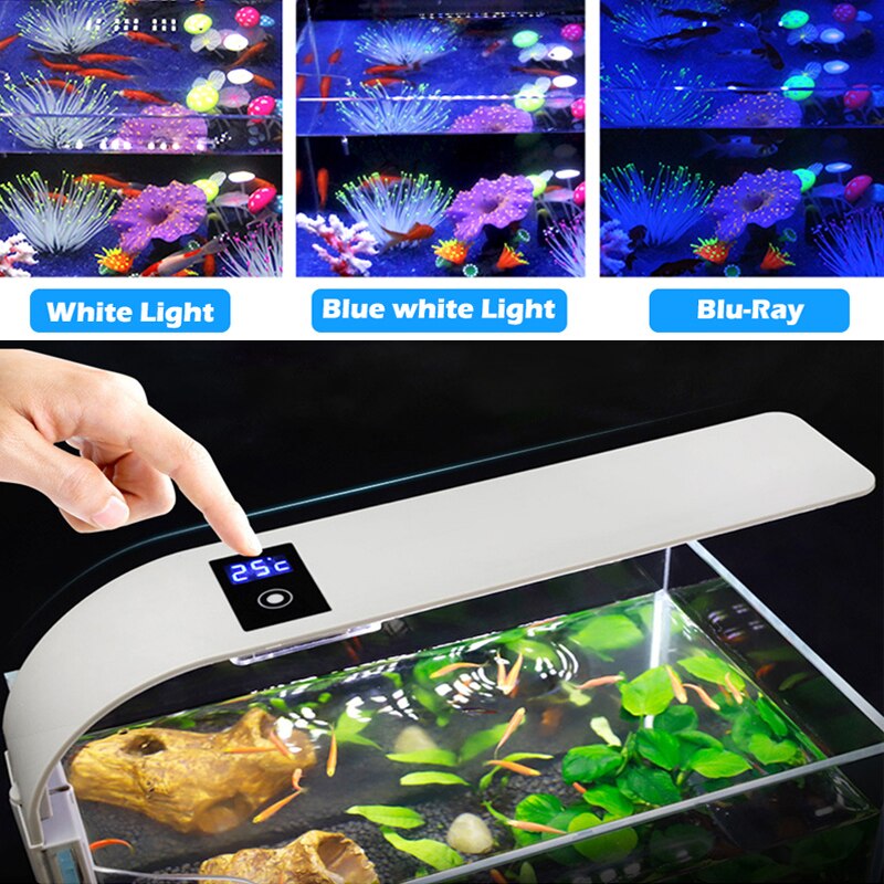 Aquarium Aquarium Licht Waterpest Planten En Planten Lampen High-Power Aquatische Verlichting Vis Lamp Spaarlamp X9