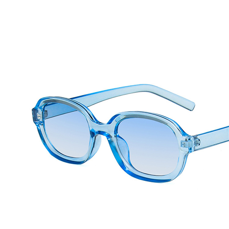 Gafas De Sol ovaladas cóncavas Vintage para mujer, gafas De Sol De Retro De a la para mujer, gafas De Sol redondas Vintage De Hip Hop De: Negro / Gris