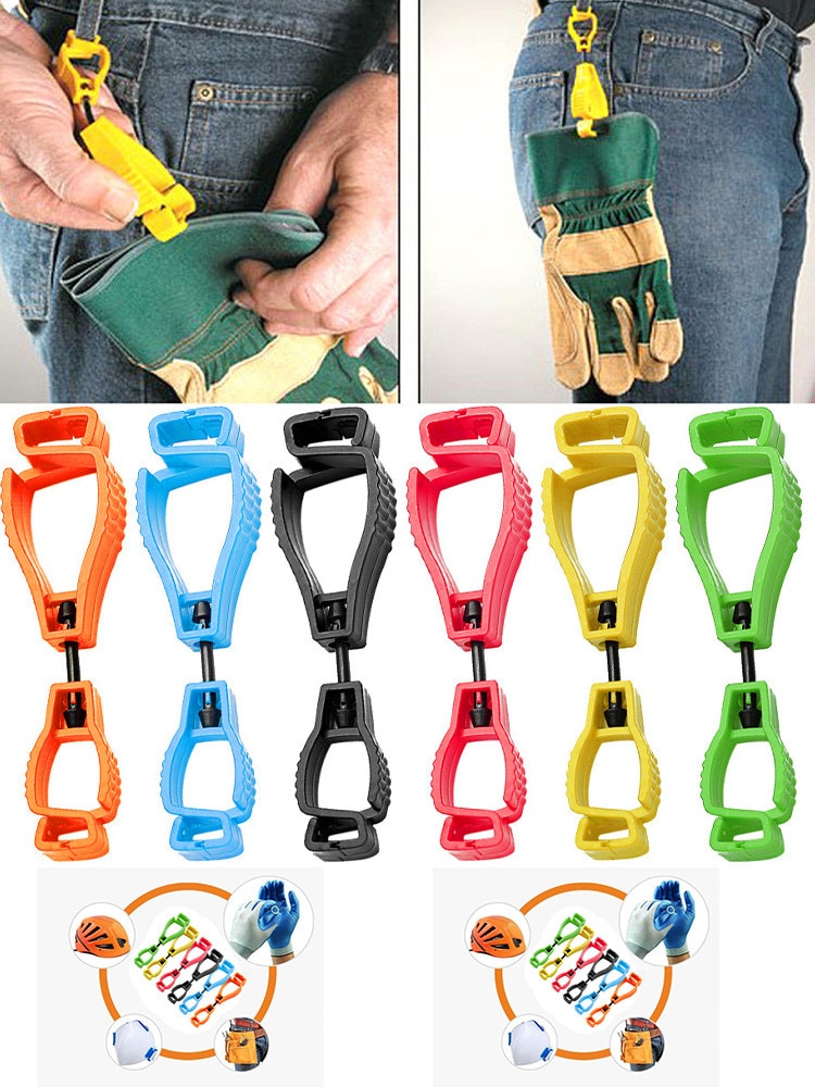 Multifunctional Glove Clip Holder Hanger Guard Labor Work Clamp Grabber Catcher Safety Work Tools .