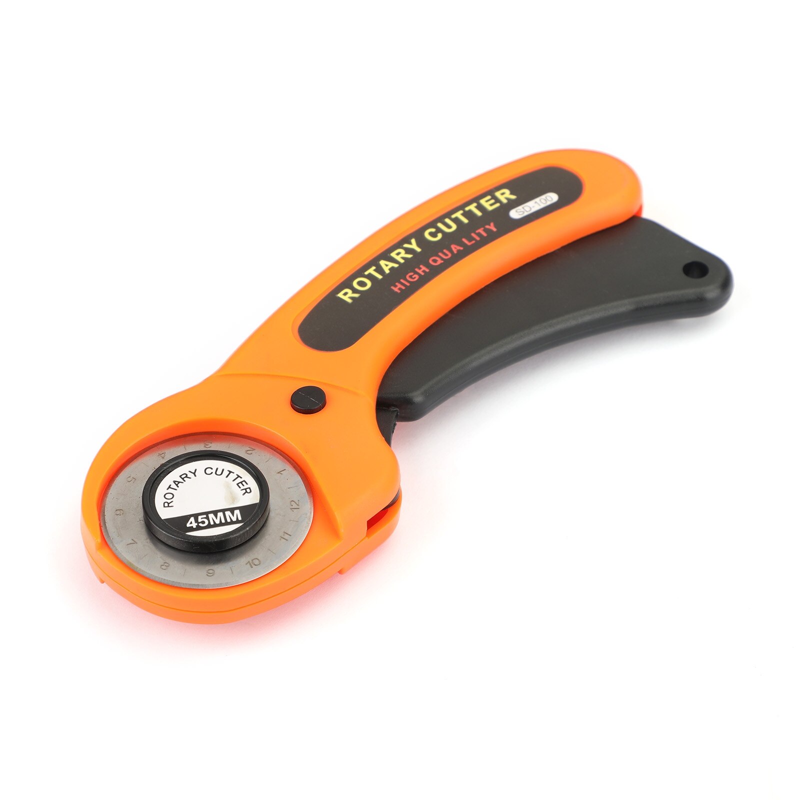 Areyourshop 45mm Rotary Cutter Sewing Quilters Fabric Leather Cutting Tool+1Pcs Scale Blades