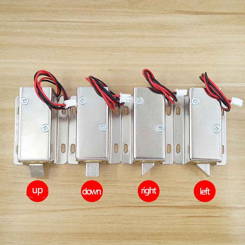 DC 12 v/24 v Mini Kleine Solenoid Elektromagnetische Elektrische Controle Kast Lade Lock Intelligente Auto Lock voor DIY project