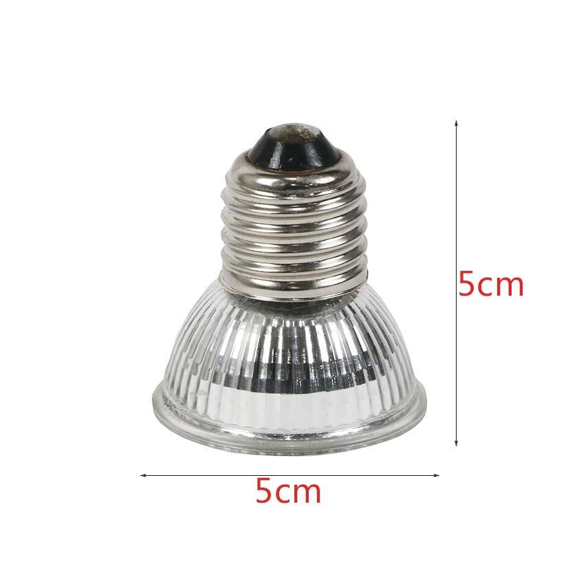 Coospider Reptile Pets Heating Lamp UV Light UVA+UVB 3.0 Turtle Basking Lampe Tungsten Halogen Fit E27 Base 110v220v Pack of 3