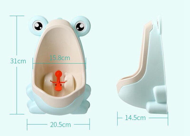 Motohood potte toilet urinal tisse træner vægmonteret toilet tisse træner børn baby dreng badeværelse frø urinal børn drenge toile