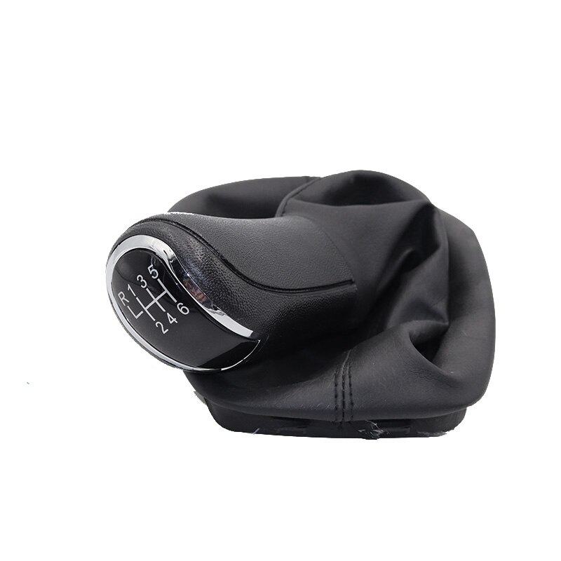 Skórzana gałka zmiany biegów dla Skoda Fabia 1 MKI 2000 2001 2002 2003 2004 2005 2006 2007 2008 gałka zmiany biegów robić samochodu z skórzane buty: 6 speed zestaw