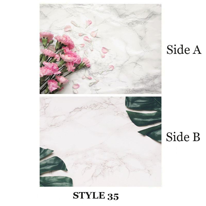 Fondos de fotografía para estudio fotográfico, papel impermeable de 57x42cm, 2 lados, accesorios de utilería para sesión fotográfica