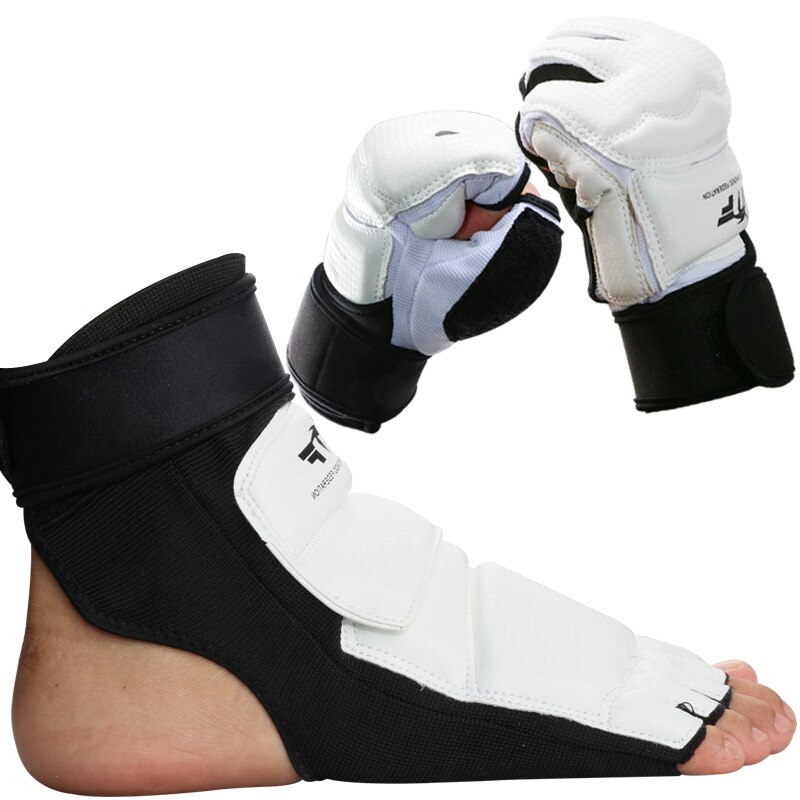 Protector de pie para Karate, calcetines y guantes de mano, , 1 Juego