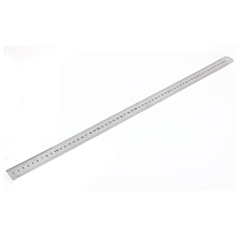 Double-sided Inch Centimeter Metric Measuring Tool Wooden Ruler 12Inch & 24Inch Double-Sided - Inch & Centimeter Scale For School & Office Wood Ruler