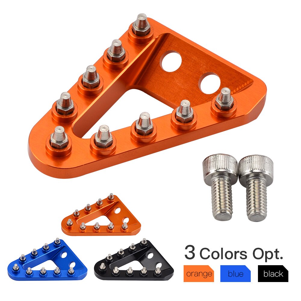 Punta de placa de pedal de freno trasero CNC grande y ancha para KTM 125 150 200 250 300 350 450 500 EXC SX SXF XC XCW EXCF XCF