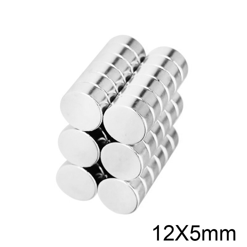 10/20/50/100pcs 12x5 mm Powerful Magnets 12mmx5mm Permanent Round Magnet 12x5mm Neodymium Magnet Super Strong magnetic 12*5 mm