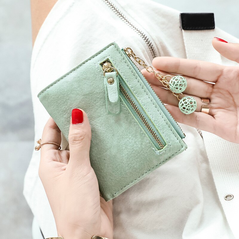 Cute Wallets PU Women Wallets Short wallet Student Coin Purse Card Holder Ladies Clutch Bag Cat Small Female Purse