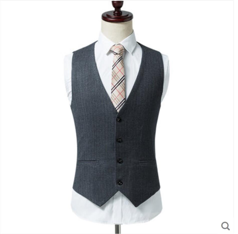 Gilet Homme Slim Fit - Style Casual/business - Pour Mariage, Bureau, Occasion Formelle - En Polyester/coton - Taille Asiatique