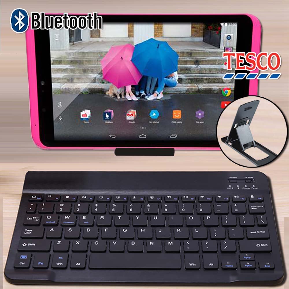 Bezprzewodowa klawiatura Bluetooth dla TESCO Windows Connect 10/Windows Connect 9 8.9 Cal Tablet bezprzewodowa klawiatura przenośna klawiatura
