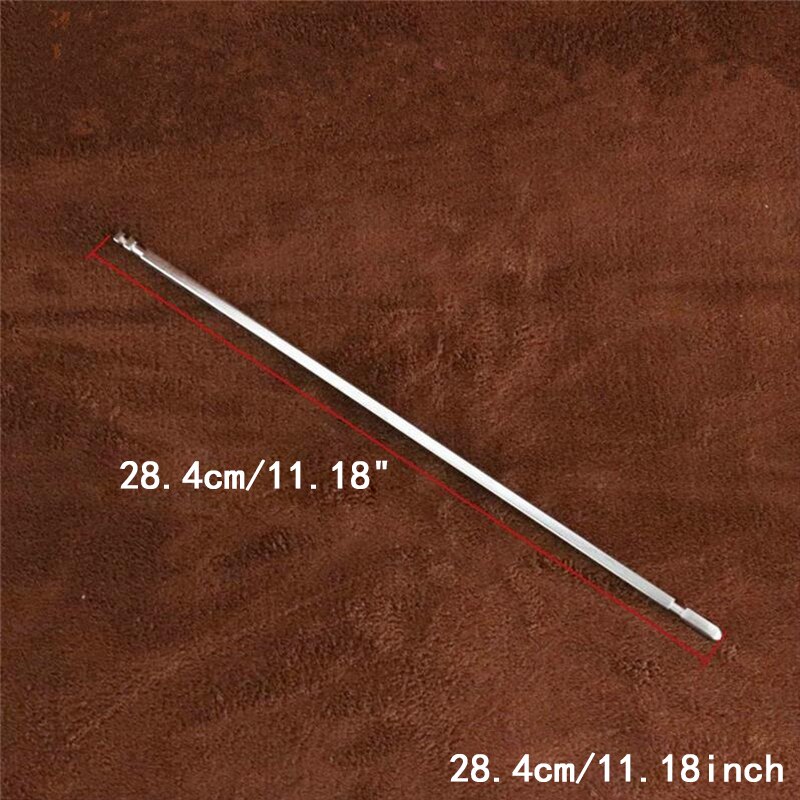 Oven Accessoires Rotisserie Gebruiksvoorwerp Rvs Gebraden Kip Spies Cook Bbq Gegrilde Kip Vork Rack Plank 38/41.5/45Cm: 28.4CM