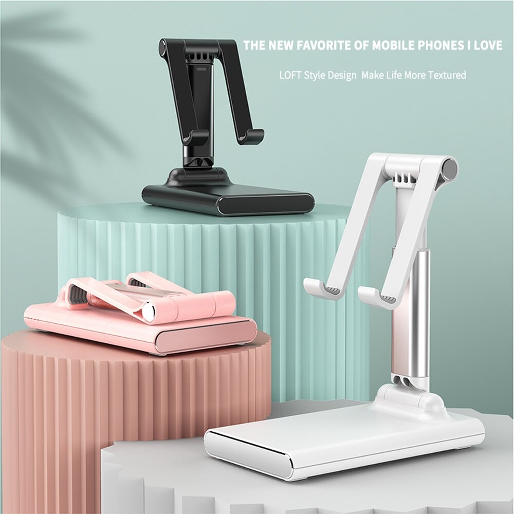 Pinzheng tragbarer universal-tablet-halter für ipad pro 11 und 12.9 , faltbarer, verstellbarer tablet-ständer für iphone und xiaomi-handys