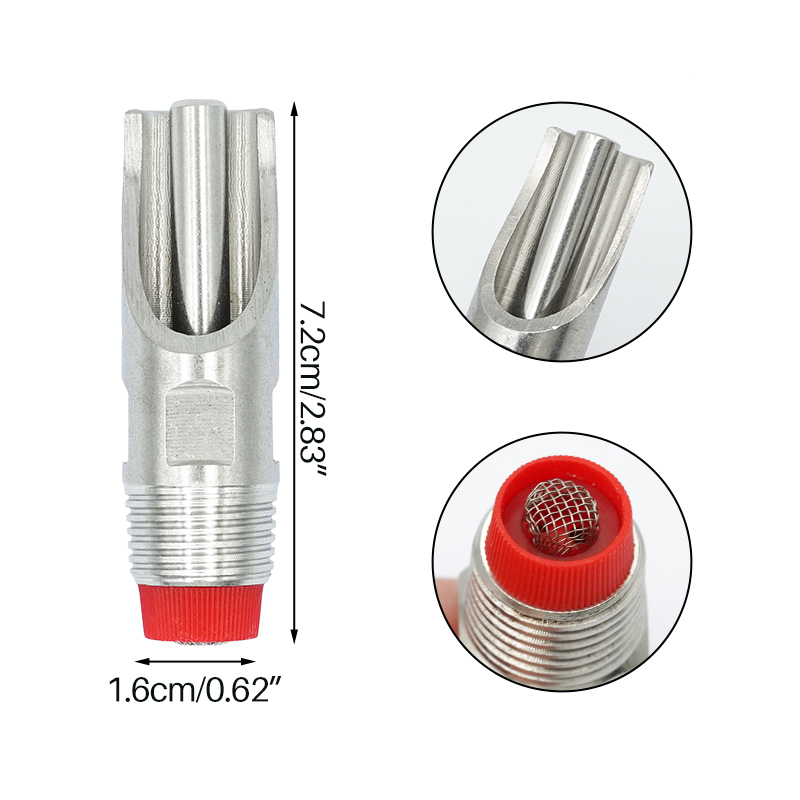 5Pcs Pig Drinknippel Water Automatische Rvs Drinkers Voor Varkens Zaaien Swine Finsher Mest Nursery Farm Gereedschap: TYPE 3