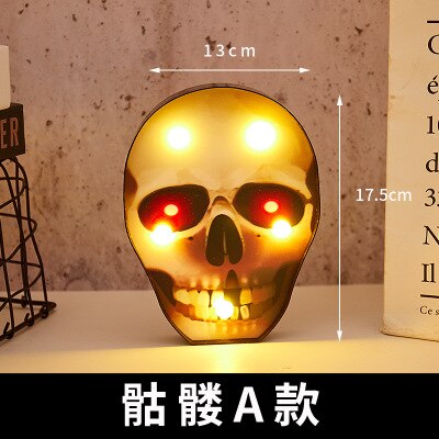 AF1030 Halloween Decoration LED Paper Pumpkin Hanging Lantern Light Lamp Halloween Decorations: 7