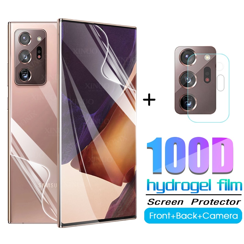 Front Back Hydrogel Film Voor Samsung Galaxy Note 20 Ultra Screen Protector Voor Samsung Note 20 Ultra 20 Niet 20 ultra Glas Film