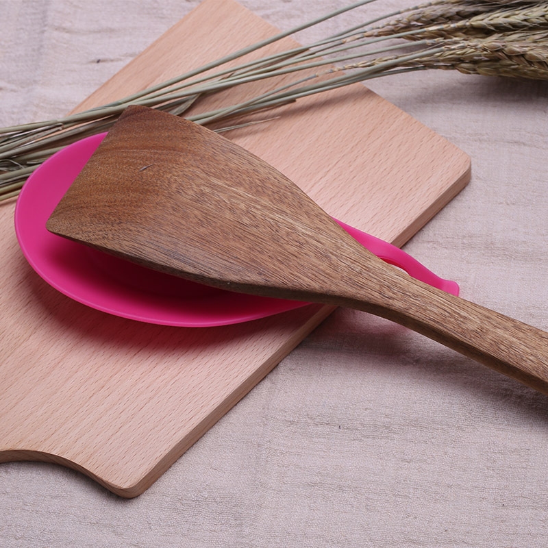 Repose-cuillère en Silicone multifonction | Sous-verre résistant à la chaleur, tapis à fourchette, ustensile porte-vaisselle support d'outils de cuisine pour cuillère 6zCF419