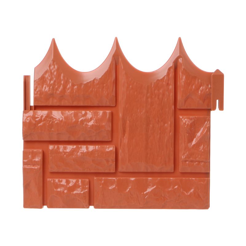 Assemble Plastic Simulation Brick Effect Lawn Garden Grass Edging Skirting Border Picket Fence Home Gardening DIY Fence Decor