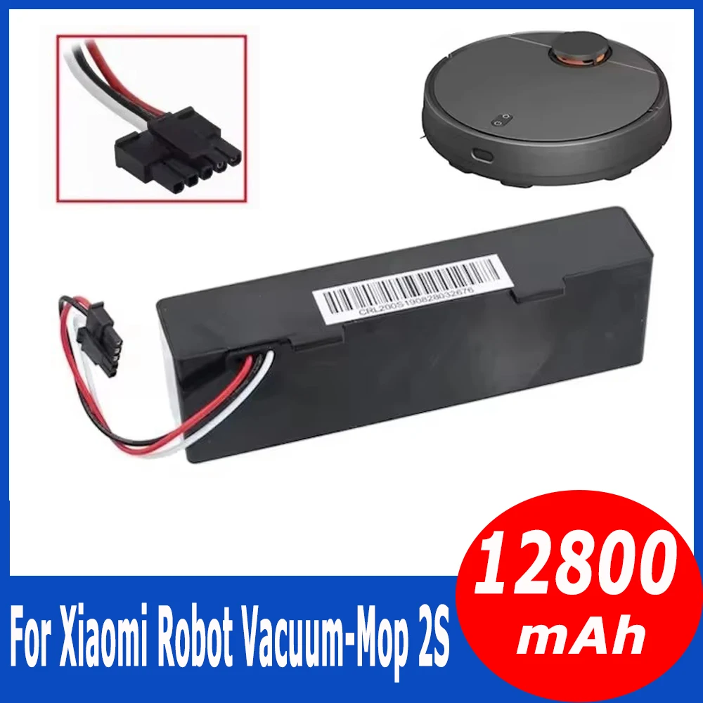 Batería original STYTJ02YM de 14,4 V y 12800 mAh compatible con Xiaomi Mijia LDS, Mi Robot Vacuum-Mop P/2S: Rosa