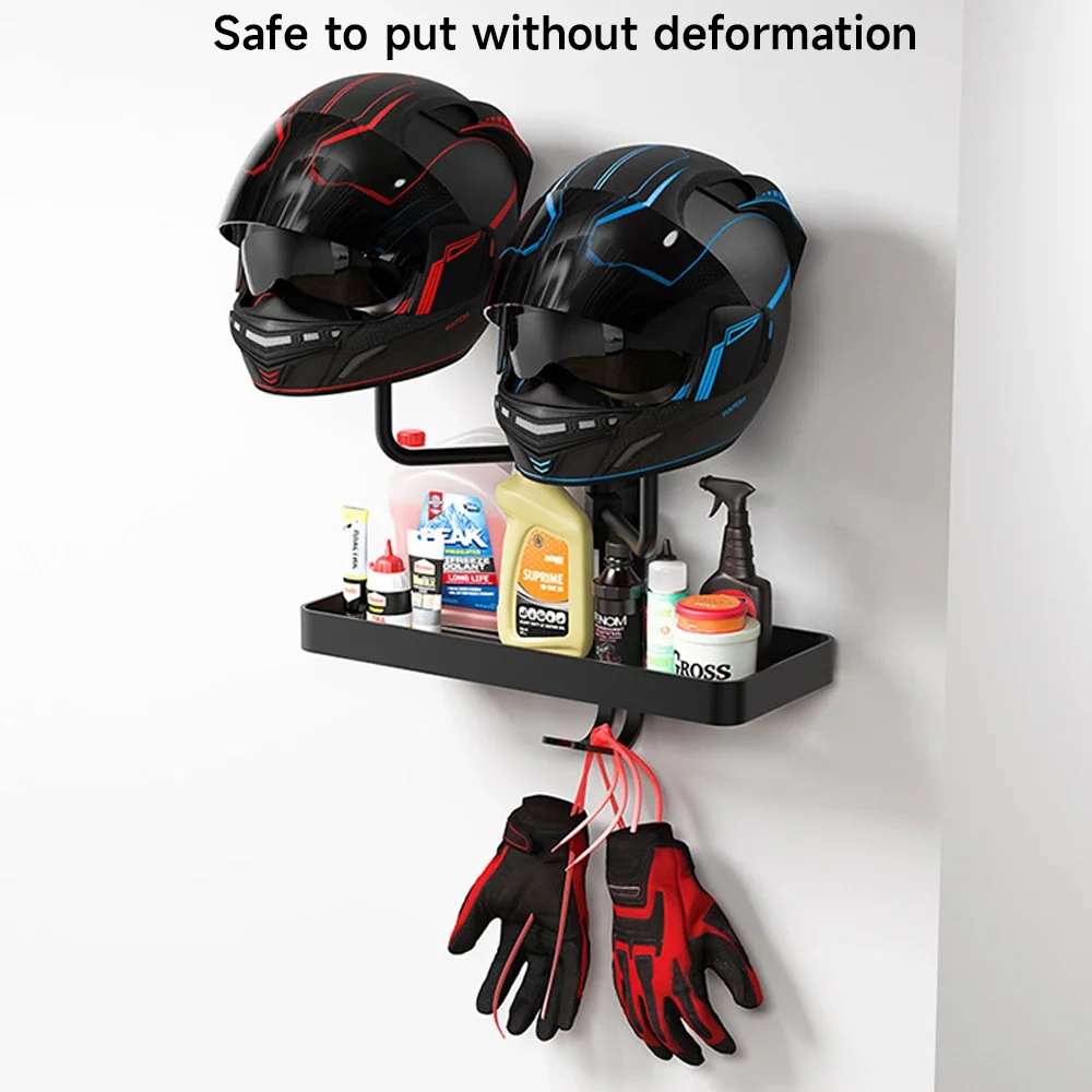 Support de casque de moto, présentoir pratique avec crochet, support de suspension pour chapeaux de volley-ball de Football, veste de casquettes