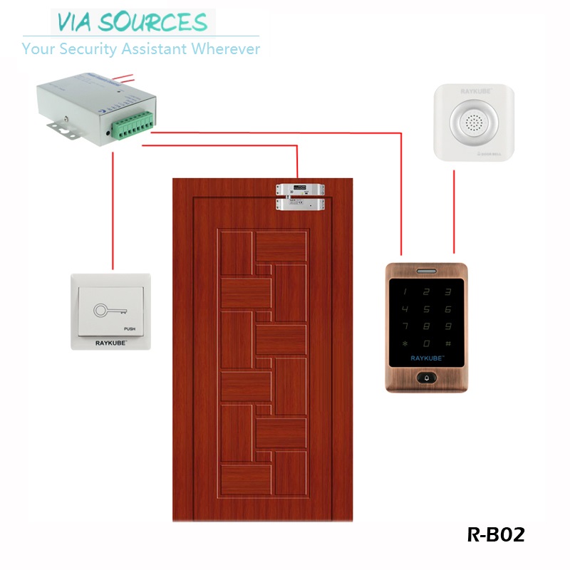 Elektrische Insteekslot Voor Deur Toegangscontrole Systeem Elektrische Bolt Lock R-B02 Home Security Office Factory Gebruik